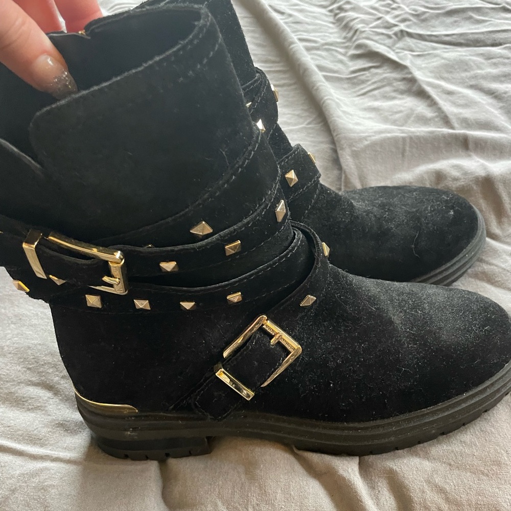Brand new Vince Camuto blk moto boots. Size 8. No tags.